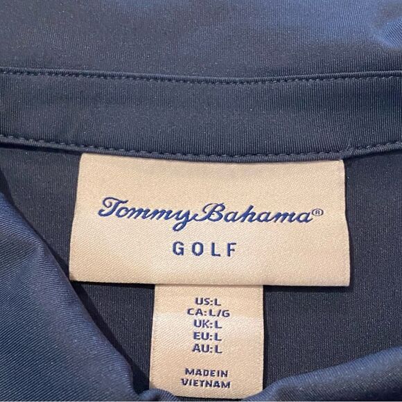 Tommy Bahama Golf Collared Sleeveless 1/4 Zip Polo Top Women's Size Large - Picture 9 of 16